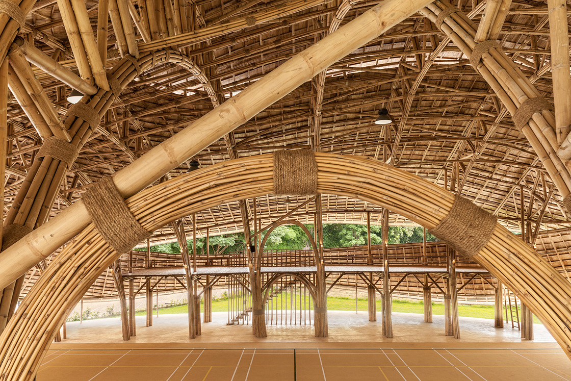 © Alberto Cosi. ImageBamboo Sports Hall for Panyaden International School / Chiangmai Life Construction